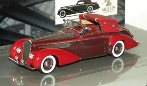 1/43 MINICHAMPS 1939 DELAGE D8-120 CABRIOLET CHAPRON MULLIN MUSEO N/ILARIO/HECO - Foto 1 di 5