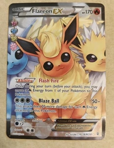 Pokemon TCG Flareon EX (Full Art) RC28/RC32 Generations: Strahlende Sammlung - Bild 1 von 10