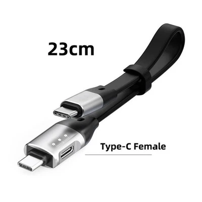 USB C 1 in 2 OTG Cable Support 10Gbps Data Transfer PD15W/65W Fast Charging - Image 1 of 4