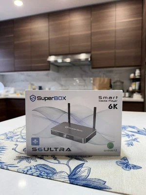 SuperBox S6 Ultra Android Smart TV Box BRAND NEW SEALED