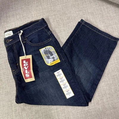 Jeans capri Levi’s Perfectly Slimming 512 para mujer 12 azul oscuro NUEVOS (b) Foto 1 de 4