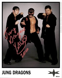 Original WCW Yang Hand Signed Jung Dragons 2000 Licensed Wrestling Promo Photo - Picture 1 of 6