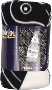 Modelo Especial Beer Blanket Fleece Throw Cerveza Bottle Label Soft New Licensed - Picture 1 of 3