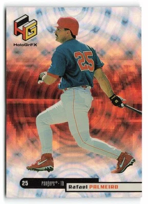 1999 Upper Deck HoloGrFX #58 Rafael Palmeiro Texas Rangers - Image 1 of 2