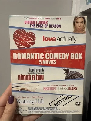 5 Movies DVD Bridget Jones Diary x2 ,Love Actually,About a Boy,Notting Hill - image 1 of 3