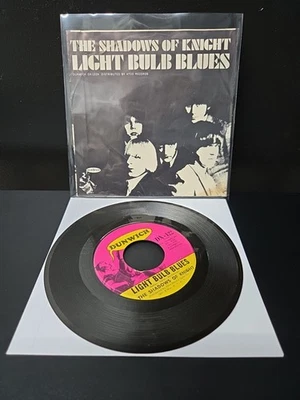 The Shadows Of Knight Light Bulb Blues 45rpm Vinyl 1966 1st Press W/Sleeve VG - Image 1 of 4