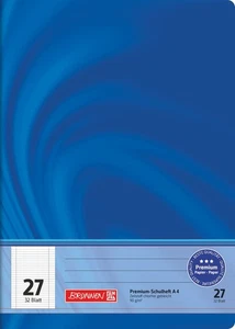 Brunnen 104442702 A4 School Notebook - 32 Pages, Blank & Lined - Picture 1 of 3