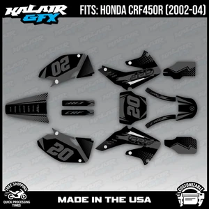 Kit Gráficos para Honda CRF450R (2002-2004) Lanza - HUMO - Imagen 1 de 4