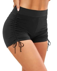 Women Swim Shorts High Waisted Swimsuit Shorts Tummy Control Bathing Suit Bot... - Picture 1 of 5