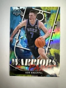 Kon Knueppel 2024-25 Bowman U Chrome Warriors Of The Paint Refractor #WP-13 Duke - Bild 1 von 2