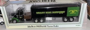 ERTL John Deere 1948 Peterbilt Semi Truck & Trailer 1/43 NIB - Picture 1 of 8