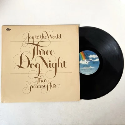Three Dog Night Joy To The World Their Greatest Hits 1974 LP MCA 1466 Vinyl CRC - Image 1 of 4