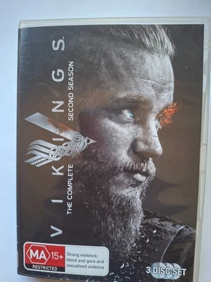 Vikings : Complete Season 2 [3 DVD Set] Region 4, FREE Next Day Post from NSW - Image 1 of 4