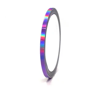 10m Zierstreifen 4mm Hologramm Lila Auto Motorrad Dekorstreifen Seitenstreifen - Picture 1 of 5