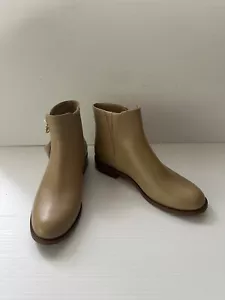 Michael Kors Womens Tan Leather Ankle Boot Size 7M - Picture 1 of 7