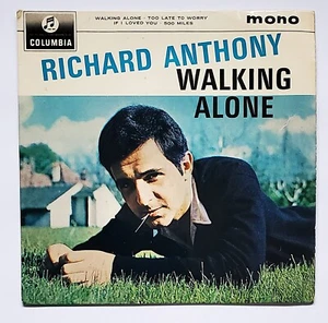 Richard Anthony - Walking Alone (UK Vinyl 7" EP in Picture Sleeve) - Picture 1 of 3