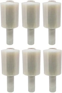 Mini película retráctil de palet de plástico de rollo elástico con mango de agarre de 5" x 1000' pies - Imagen 1 de 30