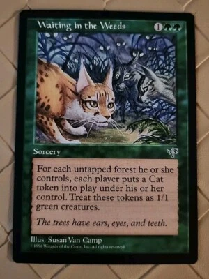 Waiting in the Weeds Mirage NM Near Mint MTG  - Image 1 of 2