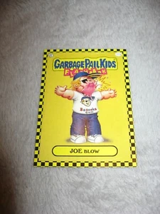 Garbage Pail Kids ~ JOE ~ Joe Blow Bazooka Gum ~ Name Sticker Topps 17a Card A - Picture 1 of 2
