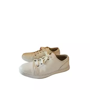 Size 10 Men's FitFlop Christophe Tumbled Leather Shoes White $130 MSRP - Picture 1 of 17