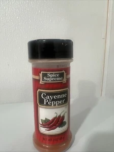 Spice Supreme CAYENNE PEPPER Food Seasonings Kitchen Herbs Spices 2.25oz 1-Pack - Picture 1 of 2