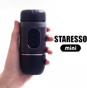 STARESSO TRAVEL Kaffeemaschine, Mini Tragbare Espressomaschine, 2IN1 Extra Klein Mann - Bild 1 von 7