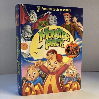 Monster Pack DVD - Animated Series - Alvin and the Chipmunks Rare with Crayons - Image 1 of 4