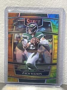 2021 Panini Select Zach Wilson Tie Dye Rookie /25 Jets/Broncos #44