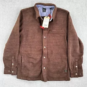 prAna Shirt Jacket Oak Barrel Men's Size Large Long Sleeve Tri Thermal Threads - Picture 1 of 11