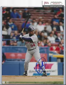 Kirby Puckett Minnesota Twins Baseball Autographed 8x10 Color Photo JSA COA - Picture 1 of 1