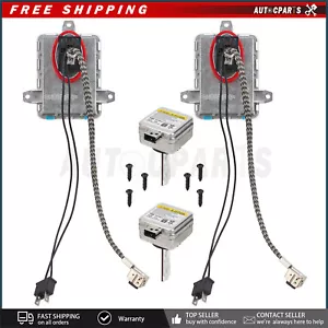 A Pair of New xenon HID headlight ballast Kit for Cadillac XTS CTS A2229003300 - Picture 1 of 11