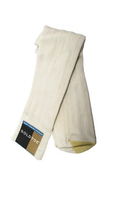 1 par de calcetines AquaFX Rib talla 10 - 13 marfil con puntera dorada MIDDLETON Foto 1 de 4