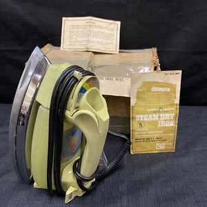Vintage 1960s Woolworth Steam Dry Iron Complete In Original Box Instructions USA - Picture 1 of 12