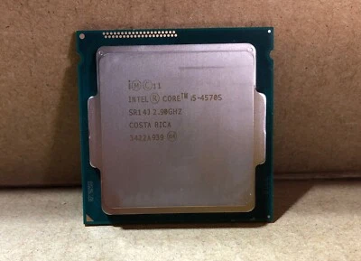 Used - Tested - Intel Core i5-4570S - 2.90 GHz Quad-Core (SR14J) Processor - CPU - Image 1 of 2