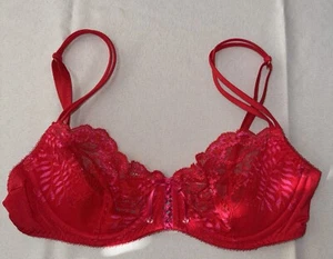 Victoria’s Secret Underwire Unlined Demi Red Lace 36B - Picture 1 of 8