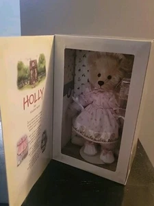 Franklin Mint Holly The Holiday Bear Still In Packaging Easter - Imagen 1 de 6
