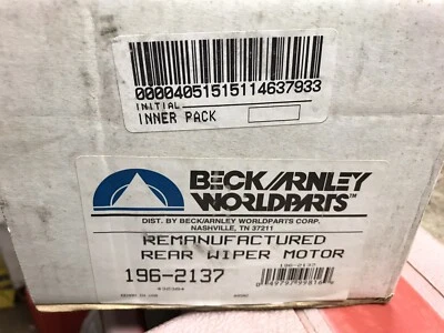 Motor limpiaparabrisas Beck Arnley 196-2137 Foto 1 de 3