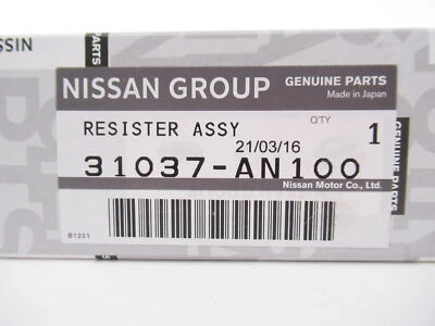 Resistencia de transmisión automática genuina OEM Nissan 31037-AN100 Foto 1 de 4