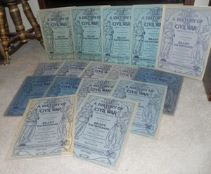 1895-1912 History of Civil War 16 Magazines Matthew Brady Photographs Complete - Picture 1 of 16
