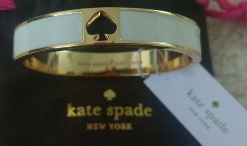Bracciale Kate Spade Hole Punch Vanga Nuovo con etichette Autentico Crema Oro $58