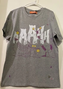 Nickelodeon Real Monsters T-Shirt Men's Lrg Short Sleeve Graphic Crew Neck Gray - Picture 1 of 16