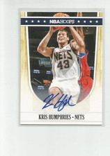 2011-12 HOOPS AUTOGRAPHS #149 KRIS HUMPHRIES