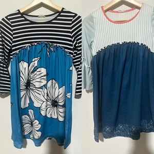Lot Of 2 Emma And Elsa Dresses. Super Cute. Girls 10/12 - Picture 1 of 6