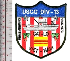US-Küstenwache Vietnam Division 13 Cat Lo Marinestützpunkt 1965 - 1970 Patchvel Haken - Bild 1 von 1