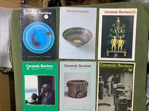 6 X Various Ceramic Review Magazines 1971-1988 UK Pottery Ceramics - Foto 1 di 8