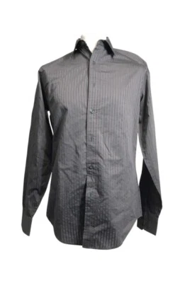 Black Brown 1826 Men's Button Up Shirt Grey Color Size Small - Image 1 of 4