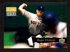 1993 UPPER DECK FUTURE HEROES #57 - ROGER CLEMENS - BOSTON RED SOX - *02 - Picture 1 of 2