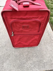 Tumi Alpha Continental 2210RF Red Carry On 22” 2-Wheeled Luggage - Picture 1 of 24