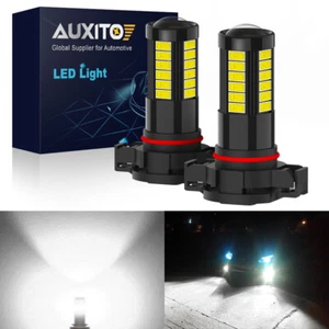 AUXITO 2504 PSX24W LED Fog Driving Light DRL 6000K Super Bright Super White Bulb - Picture 1 of 10