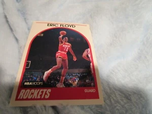 Eric Floyd, Houston Rockets, aros de la NBA, guardia, #117, 1989 - Imagen 1 de 1